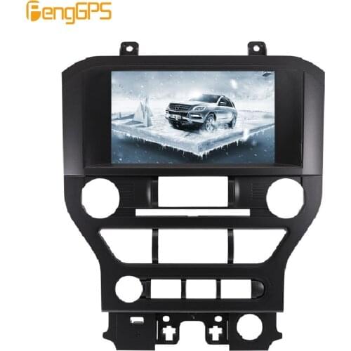Android 9.0 Headunit for Ford Mustang/GT500 2015+ GPS Navigation DVD Player 2 Din Radio Multimedia 4G+64G 8 Core 8" IPS Screen