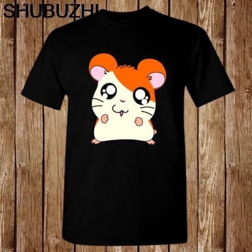 Hamtaro Hamster Adventure Anime Funny Size S-5XL T-shirt men cotton t-shirts 4XL 5XL euro plus size drop shipping