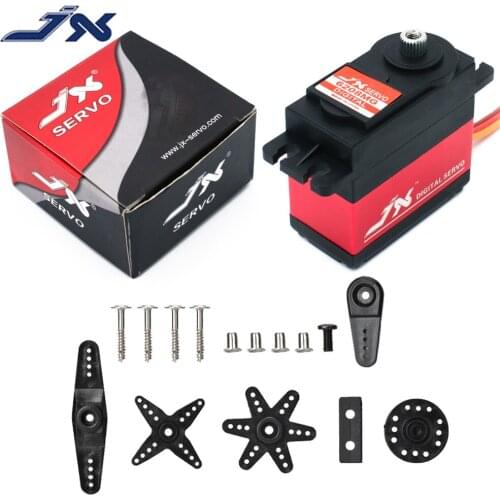 JX PDI-6208MG 8KG 0.07 sec/120 degree high speed Standard Metal Gear Servo For 1/10 RC Drift Car Buggy Crawler Model
