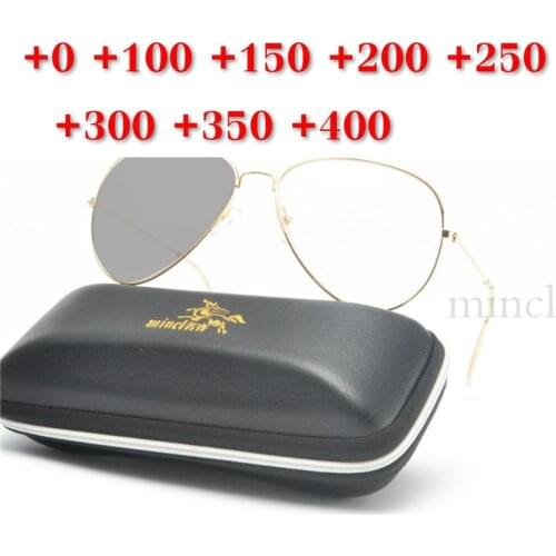 Pilot Progressive Multifocal Lens Reading Glasses Men Presbyopia Hyperopia Bifocal Glasses Sun Photochromic Eyeglasses NX