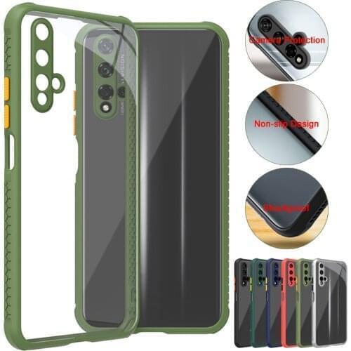 Non-slip Camera Protection Shockproof Case For Huawei Nova 5T 7 Pro 6 Se Transparent Silicone Cover On The Nova 5 T Nova5 Nova5t