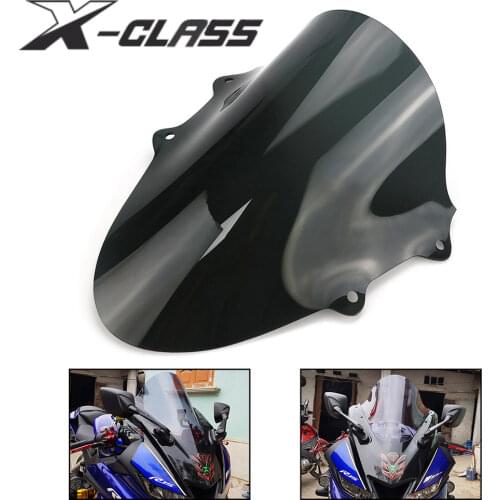R15 V3 Motorcycle Windshield Front Windscreen Wind Deflector Smoke Spoiler PC Accessories For YAMAHA R15 V3 2017 2018 2019