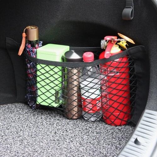 Car Seat Back Storage Mesh Net Bag Trunk Organizer for Mercedes Benz A B C E GLA CLA GLK GL ML GLE Class BMW X1 X3 X4 X5