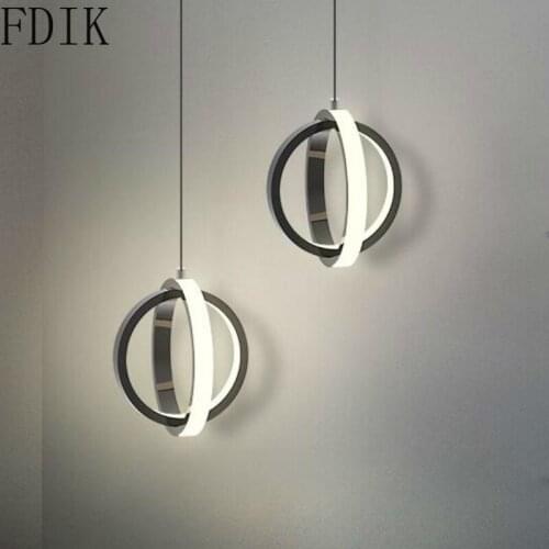Modern Led Pendant Lamp Nordic Bedroom Bedside Light Restaurant Bar Table Lamps Indoor Home Decor Single Head Langing Lighting
