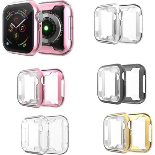 For Apple IWatch Series 1/2/3 Full Screen Protector 38mm 40mm 42mm 44mm PC & PET Material Protective Shell For Apple Watch