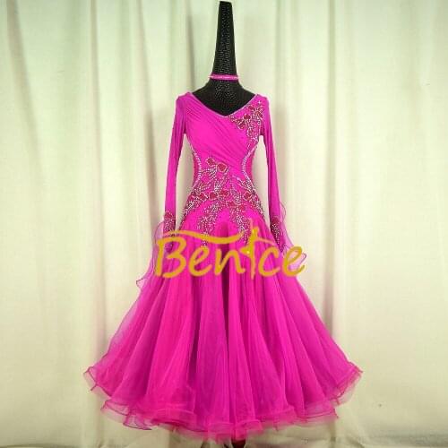 2019New Ballroom Dance Competition Dress Women Waltz Dress Standard Modern Dance Performance Costumes