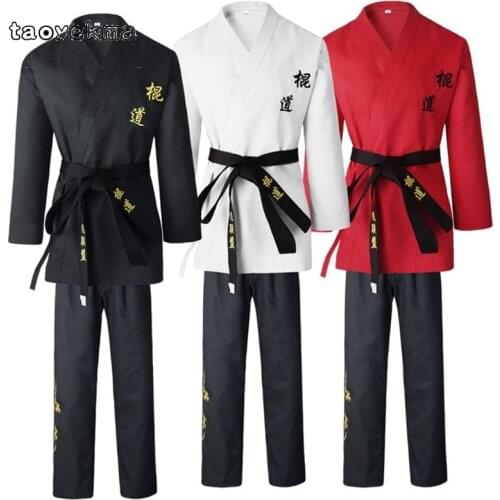 3color high quality nunchucks clothing kung fu training uniforms JKD matial arts nunchakus nunchaku wing chun embroidery suits