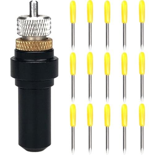 30 Degree 15pcs Summai Plotter Vinyl Cutter Knife Blades +1pc Summa Blade Holder Cutting Milling Carving Tool