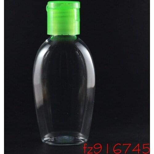 50ml Hand Sanitizer Bottle Empty Hand Wash Bottles Plastic Bottle with Flip Cap