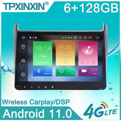 128GB Android 11.0 For Volkswagen VW POLO 2016 Car Radio Multimedia AutoRadio DVD Player Navigation Stereo GPS 2 din Accad Unit