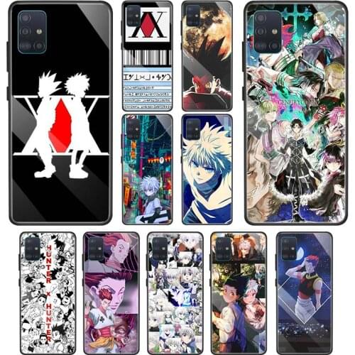 Hisoka HxH Anime Collages Hunter Cases for Samsung Galaxy A70 A50 A51 M51 A41 A40 A20 A21 A11 A31 A71 M11 Tempered Glass Covers