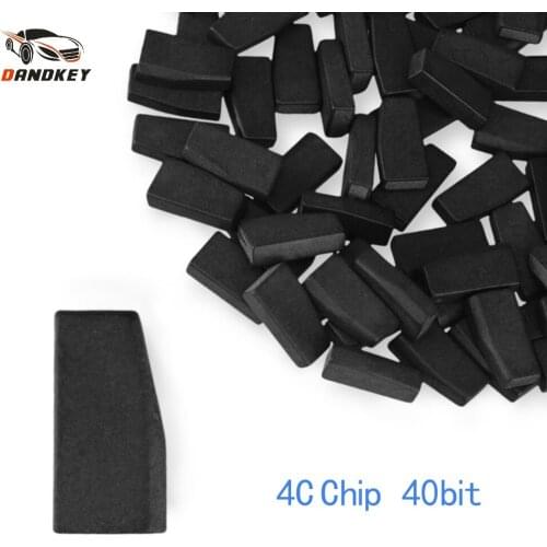 Dandkey 1PCS Transponder 4C Chip 40Bits Car Key Blank Carbon For Toyota Corolla Crown 2005 2006 2007 2008 2009 2010 2011