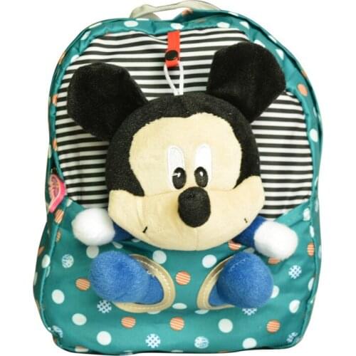 Disney cartoon anime children Mickey Minnie toy school bag plush doll school bag kindergarten infant fashion travel bag