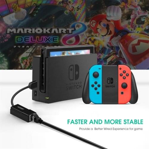 EDUP USB to Ethernet Adapter USB 3.0 to 10/100/1000 Mbps Gigabit Ethernet RJ45 LAN Wired Network Converter for Nintendo Switch