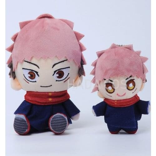 Jujutsu Kaisen Yuji Itadori Toys Anime Plush Doll Gojo Kugisaki Megumi Nanami Stuffed Toy Key Ring Bagpack Phone Pendants Gift