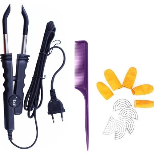 Professional Variable Constant Heat FLAT PLATE Fusion Hair Extension Keratin Bonding Salon Tool Heat Iron Wand