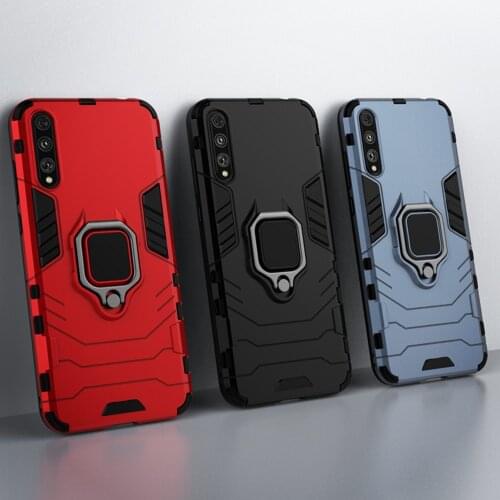 Shockproof Armor Case For Huawei P Smart S 6.3" Ring Holder Stand Phone Back Cover For Huawei PSmart S Cases Coque P SmartS 2020