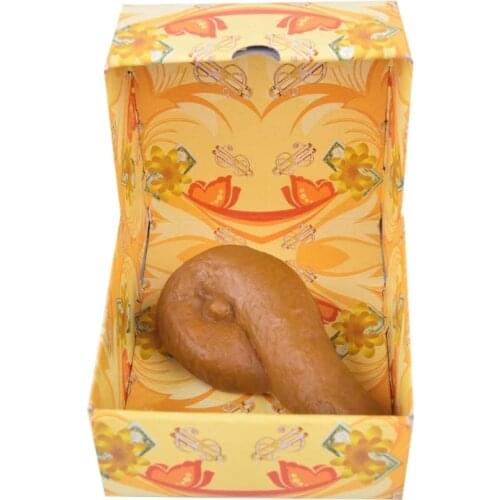 Realistic Shit Funny Joke Toys Fake Turd Poop Prank Anti Stress Gadget Squish Tricky Toy