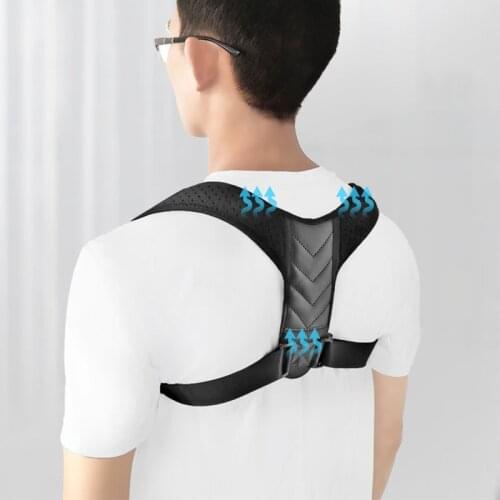 Adjustable Back Posture Corrector Clavicle Spine Back Shoulder Lumbar Brace Support Belt Posture Correction Shoulder Back Blet