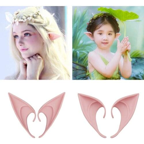 Angel Elf Ears Fairy Cosplay Photography Props Latex Ears Costume Accessories Cosplay Costume Parties Decorations Adult Kids Toy