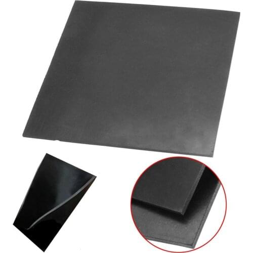 1 Piece Rubber Sheet Black Square Rubber Sheets 152X152X3mm Chemical Resistance High Temperature Mechanical Hardware