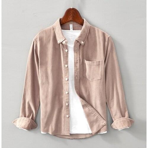 Suehaiwe Mens Corduroy Shirts