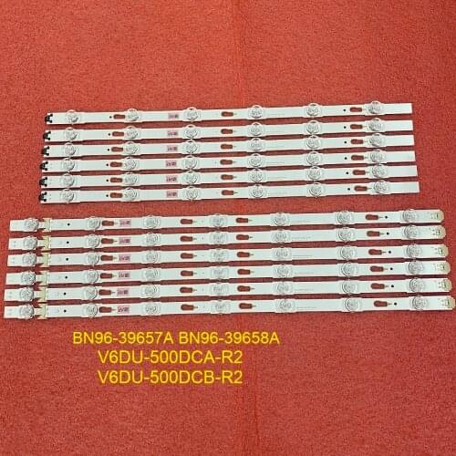 12pcs LED backlight strip for Samsung UE50KU6072 UE50KU6079K UE50KU6000 UE50KU6000 UE50KU6300 UN50KU6000 V6DU-500DCA 500DCB-R2
