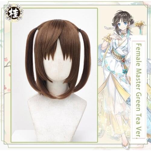 UWOWO Female Master Green Tea Ver. Cosplay Wig The Tale of Food Outfits