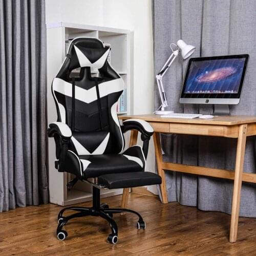 WCG Gaming Chair Computer Chair Racing Reclining High Back Computer Game Office Chair Ergonomic Desk Chairs Chaise Gaming Chair