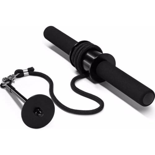 Selfree Forearm Wrist Roller Blaster Exerciser Trainer Strength Home Gym Must For Exercising Black Anti-Slip Handle New