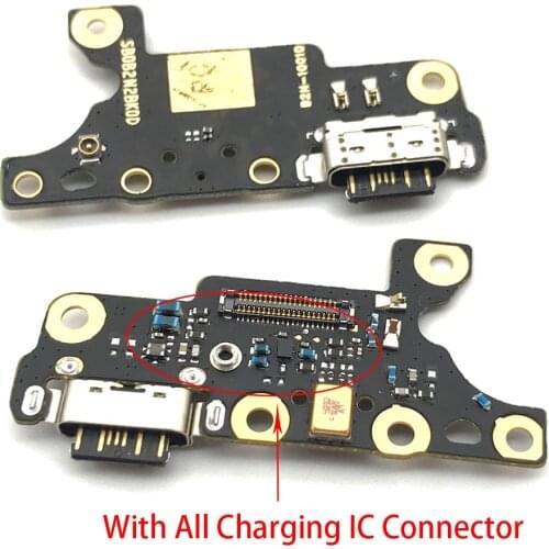 10 Pcs /Lot, Charging Flex Cable For Nokia 7 plus 7+ TA-1049 1055 1062 USB Charger Port Dock Connector With Mic Micrphone Board