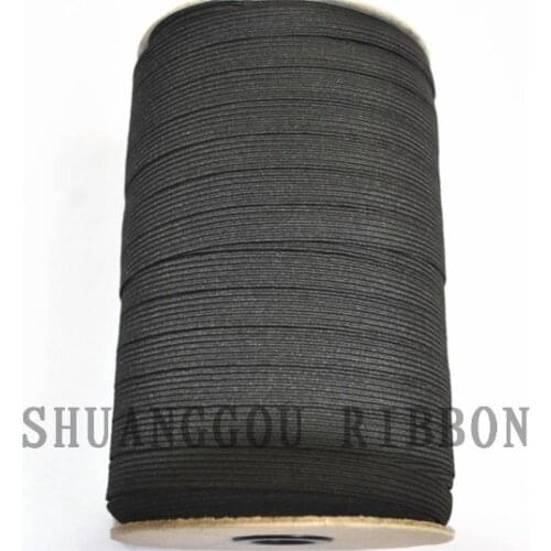 12mm width 130meters Braided Elastic Cord.black