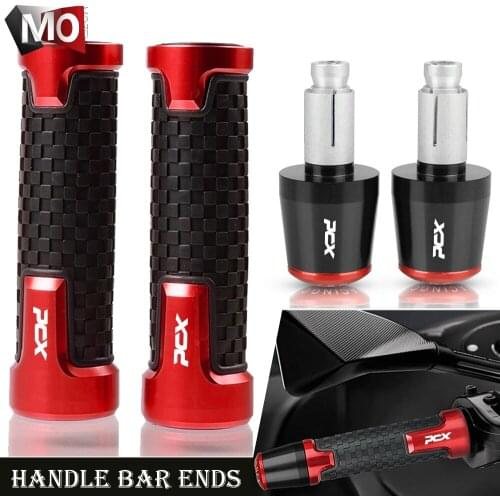 7/8'' 22mm CNC Motorcycle Accessories handlebar grip ends Anti-Slip brake handle bar grips For HONDA PCX125 PCX150 PXC 125 150