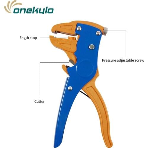 Free shipping High Quality Self-adjusting Stripper Automatic wire stripping range 0.25-2.5mm2 Insulation Handheld Tool Cutter