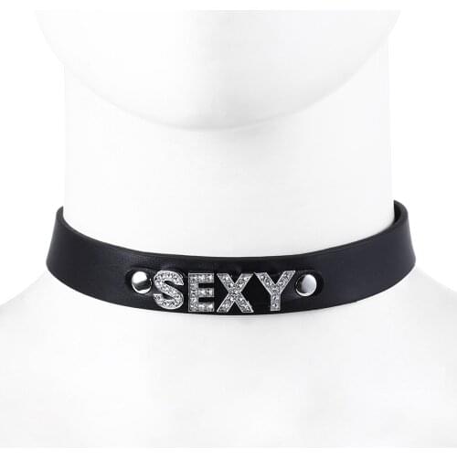 BDSM Bondage Leather Collar Adult Sex Toys BDSM Toys Harness Fetish Collar Sex Games Erotic Bundled Flirting Sex Toys for Couple