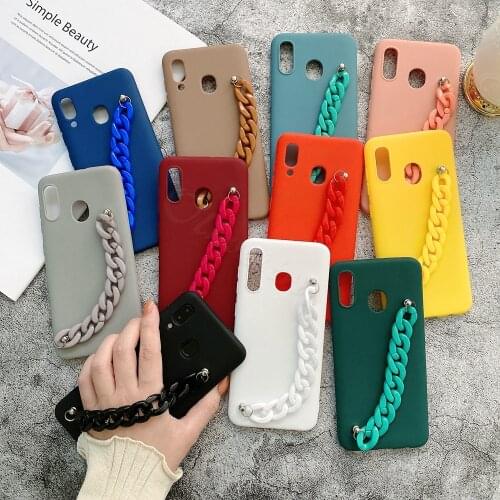 Liquid Silicone TPU Case For Huawei P20 P30 Lite P40 Pro P10 Plus P Smart 2019 Y5P Y6P Y7P 2020 Cover Bracelet Wriststrap Case