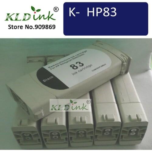 [KLD Ink] Compatible HP83 C4940A C4941A C4942A C4943A C4944A C4945A ink cartridge for Designjet 5000 5500 printer