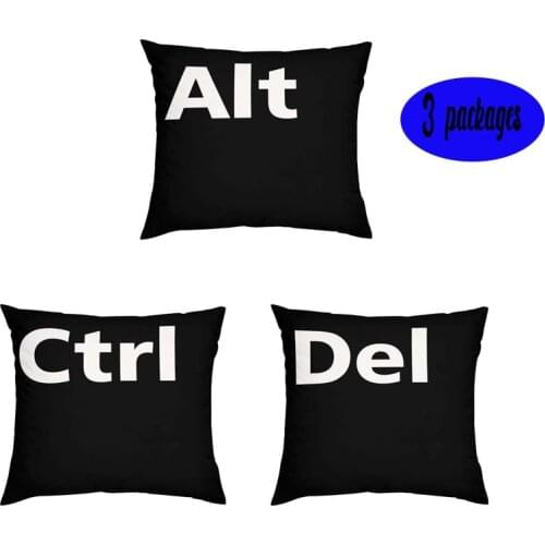 'Ctrl Alt Del Esc' Bedroom Living Room Cushion Cover - Great Gift for A Gaming Fan Who Loves Everything Video Game