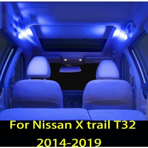 For Nissan X trail T32 X-trail 2014-2019 Car interior LED reading light rear license plate light car trunk light