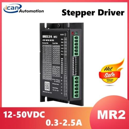 ICAN Stepper Motor Driver 12-50VDC 0.2-2.5A Microstep-driver