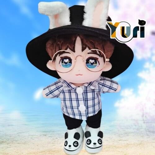 Yuri He Junlin star Figure model Display 20cm Plush doll Stuffed Toy Pillow thoughtful cute Lovely Limit cosplay rare COS Gift C