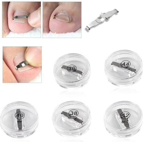 Stainless Steel Ingrown Toe Nail Fixer Corrector Pedicure Recover Embed Toenail Correction Lifter Tool Nail Repairer Orthosis