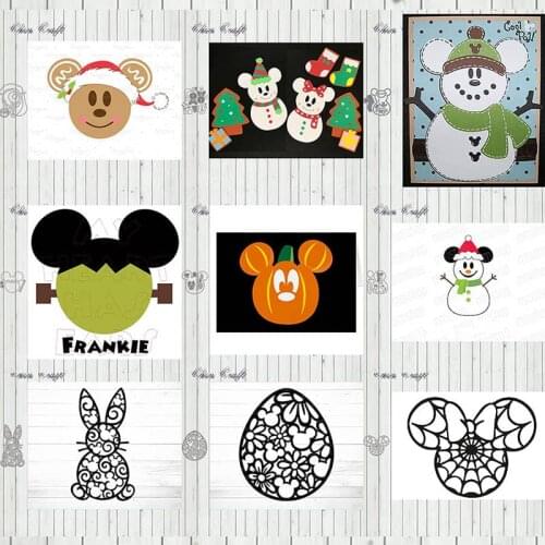 Metal Cutting Dies Christmas Easter For DIY Scrapbooking Album Embossing Paper Cards Decorative Crafts