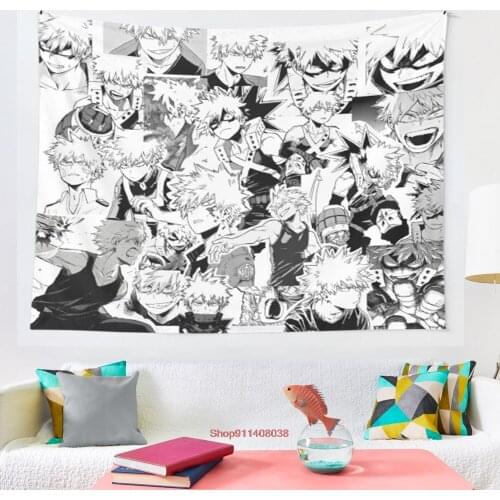 Katsuki Bakugo tapestry Wall Hanging Astrology Divination Bedspread