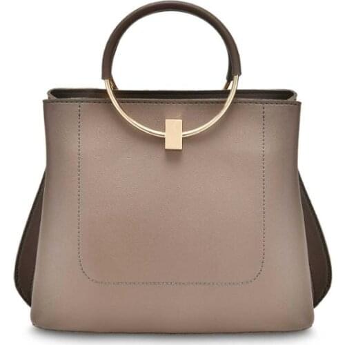 2019 new ladies handbag autumn and winter casual womens handbags solid color simple fashion