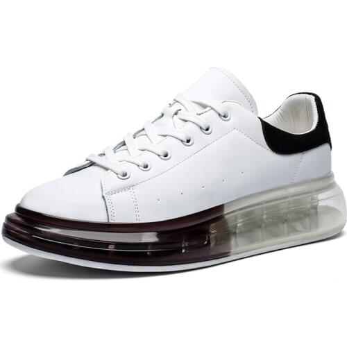 2021 New Luxury Brand McQueen Designer Shoes Men White Shoes Outdoor Waterproof AIR Cushioning Sneakers Men Platform Shoes