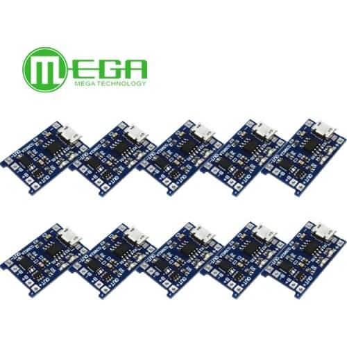 1Pcs 5V 1A Micro USB 18650 Lithium Battery Charging Board Charger Module+Protection Dual Functions