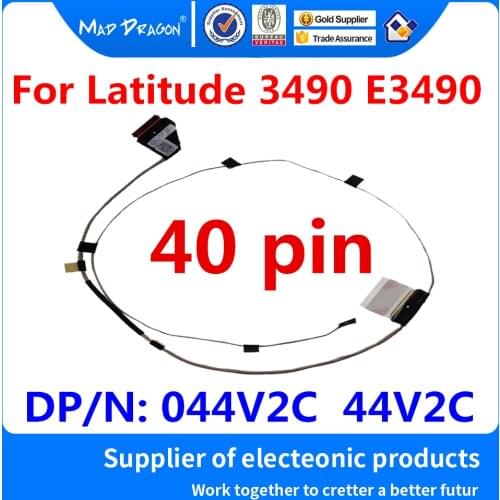 New original Laptop new 14" LCD Video Cable for Dell Latitude 3490 E3490 DAL10 LCD OTP IR EDP CABLE 044V2C 44V2C DC02002YR00