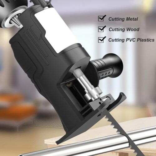 Portable Electric Drill Modified Electric Saw Reciprocating Saw Adapter Power Wood Cutter Machine Attachment Adapter Saber Saws