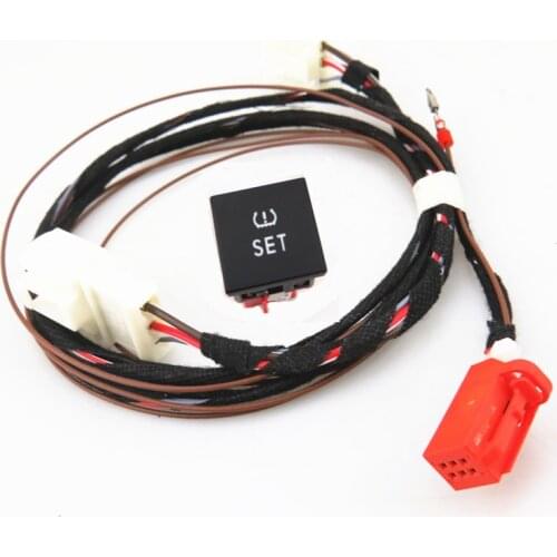 READXT TPMS tire pressure monitoring system Switch Button&Cable Wire For Passat B7 Jetta Golf 5 MK5 6 MK6 Polo EOS Beetle Caddy
